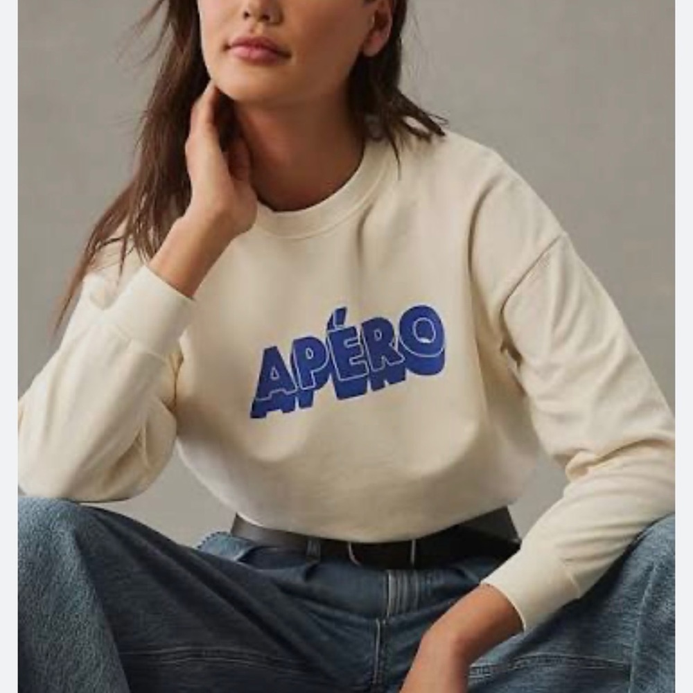 Clare V Sweatshirt SZ small.
